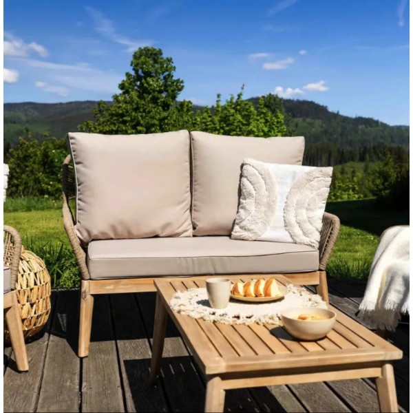 Комплект садових меблів Di Volio Akaia бежевий