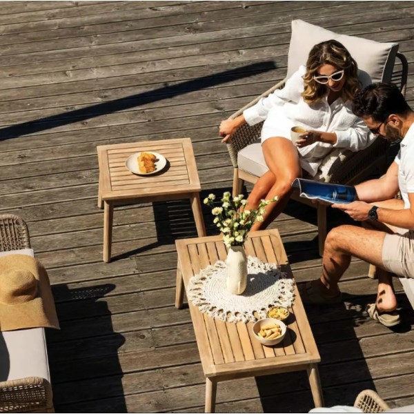 Комплект садових меблів Di Volio Akaia бежевий