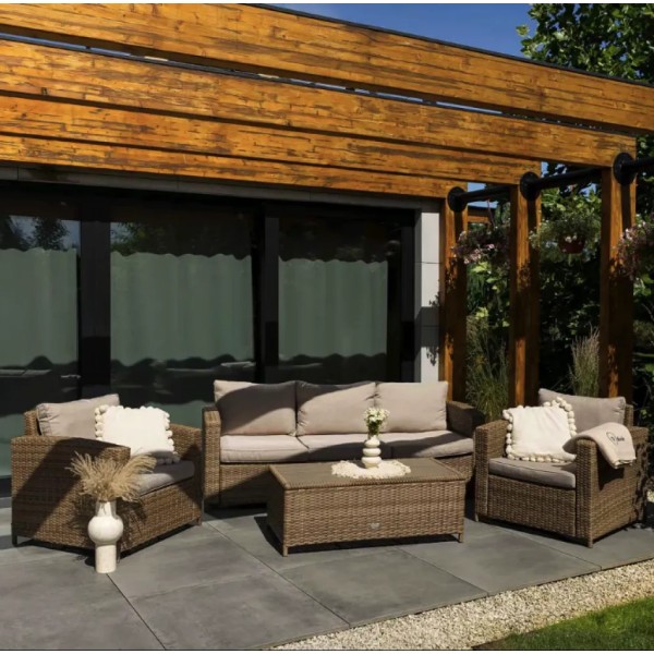 Комплект садових меблів Di Volio Veleti бежевий