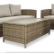 Комплект садових меблів Di Volio Veleti бежевий
