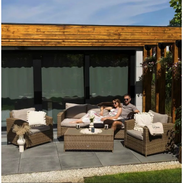 Комплект садових меблів Di Volio Veleti бежевий