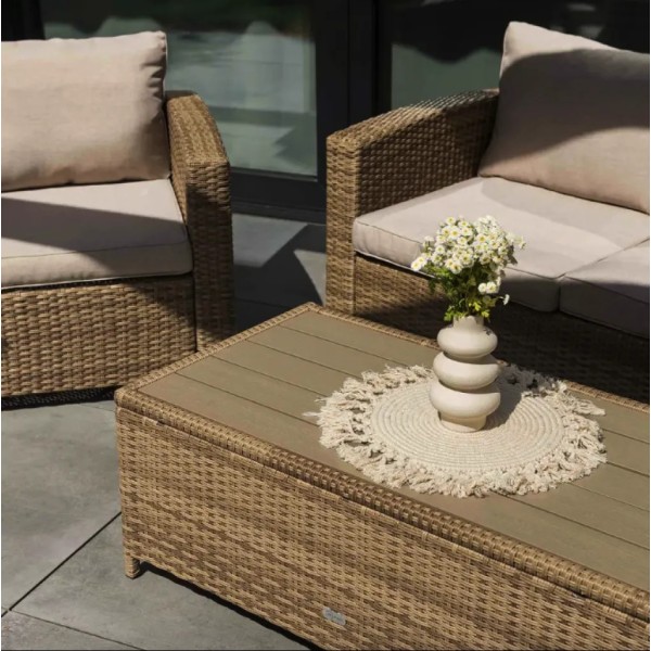 Комплект садових меблів Di Volio Veleti бежевий