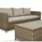 Комплект садових меблів Di Volio Veleti бежевий