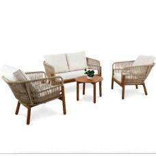 Комплект садових меблів Di Volio Deli бежево-кремовий