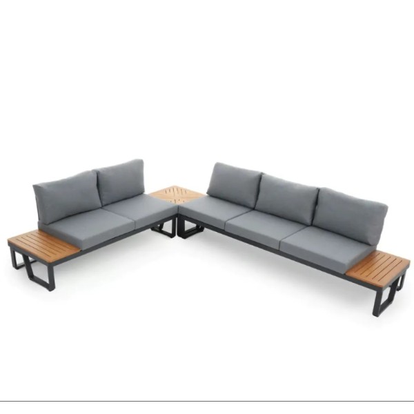 Комплект садових меблів Di Volio Veledo графітовий