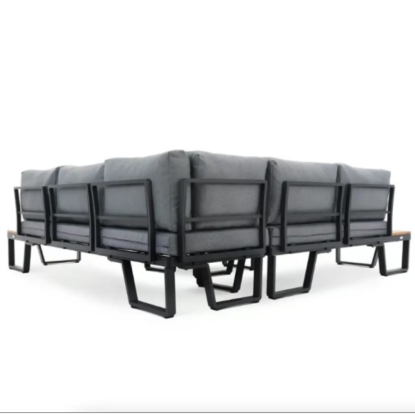 Комплект садових меблів Di Volio Veledo графітовий