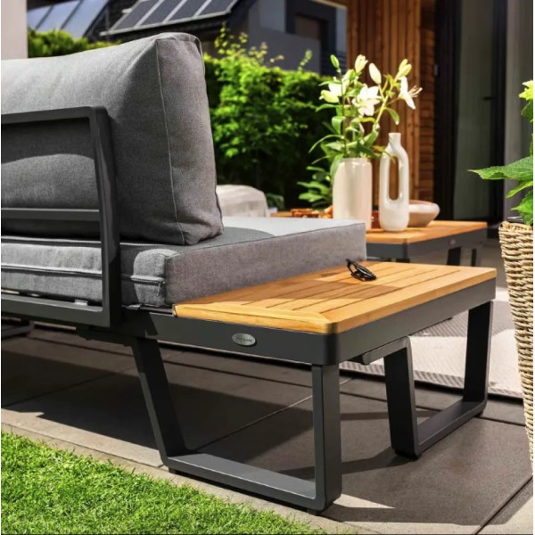 Комплект садових меблів Di Volio Veledo графітовий