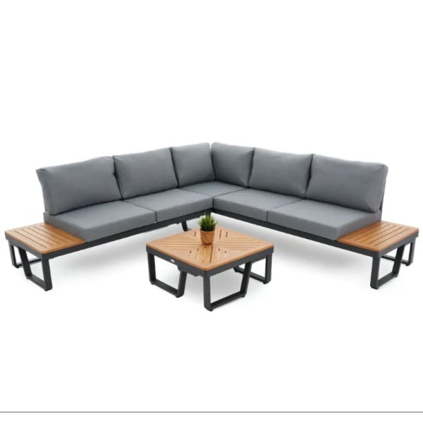 Комплект садових меблів Di Volio Veledo графітовий