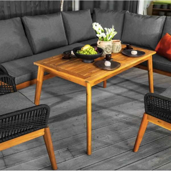 Комплект садових меблів Di Volio Albenga чорний