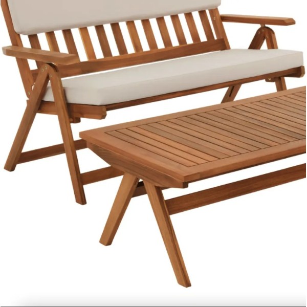 Комплект садових меблів Di Volio Lusiano складаний бежевий