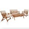 Комплект садових меблів Di Volio Lusiano складаний бежевий