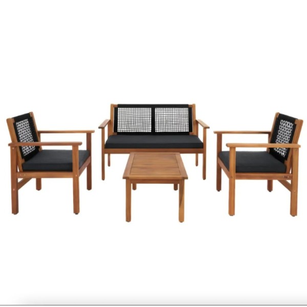 Комплект садових меблів Di Volio Marata чорний