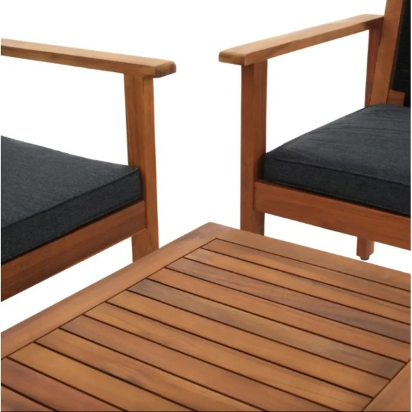 Комплект садових меблів Di Volio Marata чорний