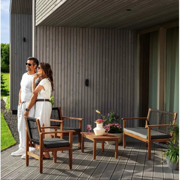 Комплект садових меблів Di Volio Marata чорний