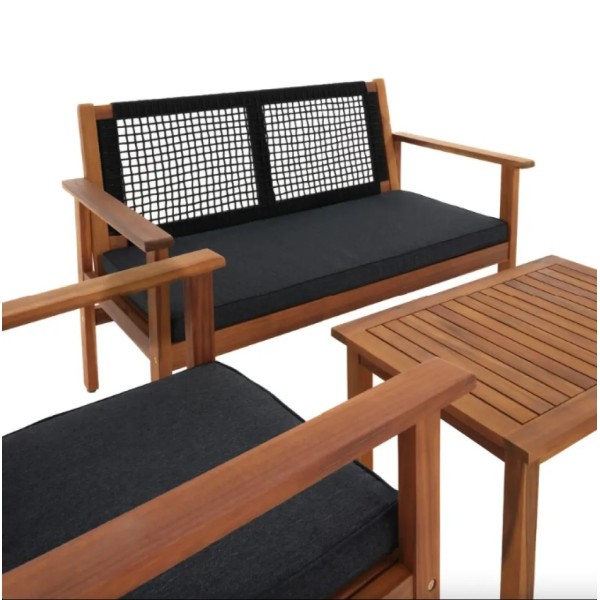 Комплект садових меблів Di Volio Marata чорний