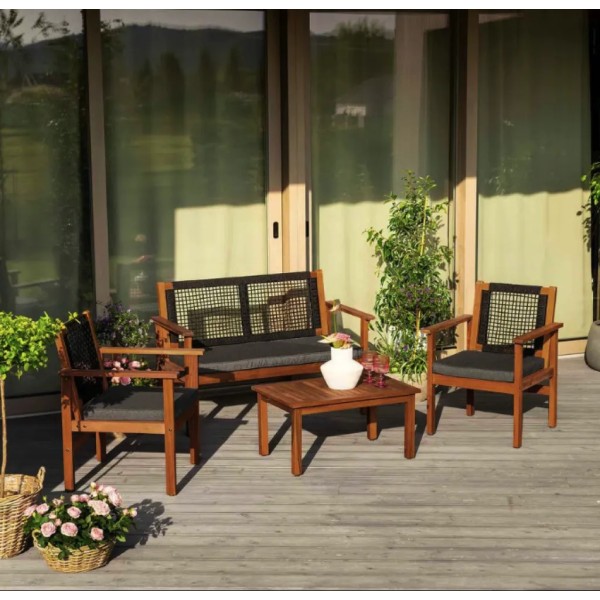 Комплект садових меблів Di Volio Marata чорний