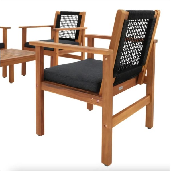 Комплект садових меблів Di Volio Marata чорний