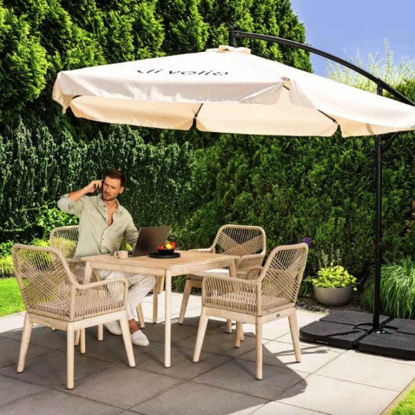 Комплект садових меблів Di Volio Tarato бежевий