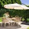 Комплект садових меблів Di Volio Tarato бежевий