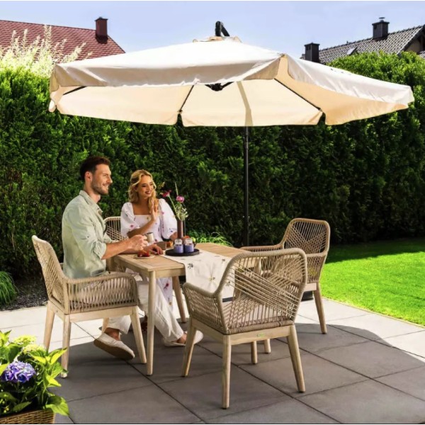 Комплект садових меблів Di Volio Tarato бежевий