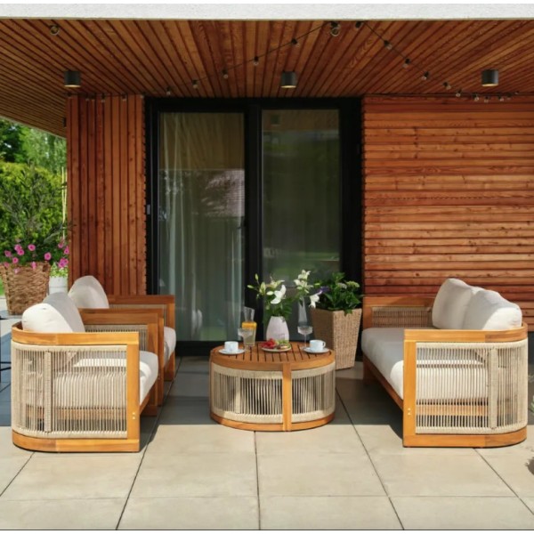 Комплект садових меблів Di Volio Groseto бежевий