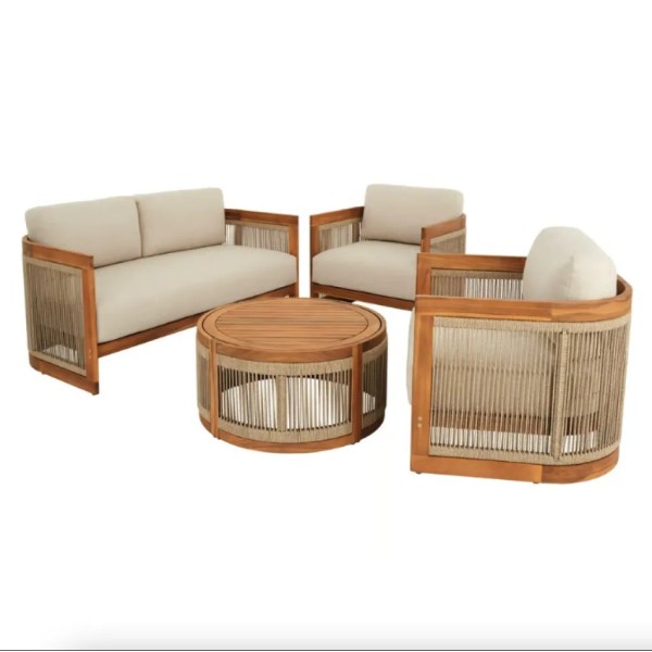 Комплект садових меблів Di Volio Groseto бежевий