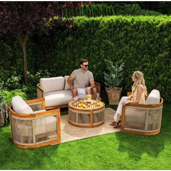 Комплект садових меблів Di Volio Groseto бежевий