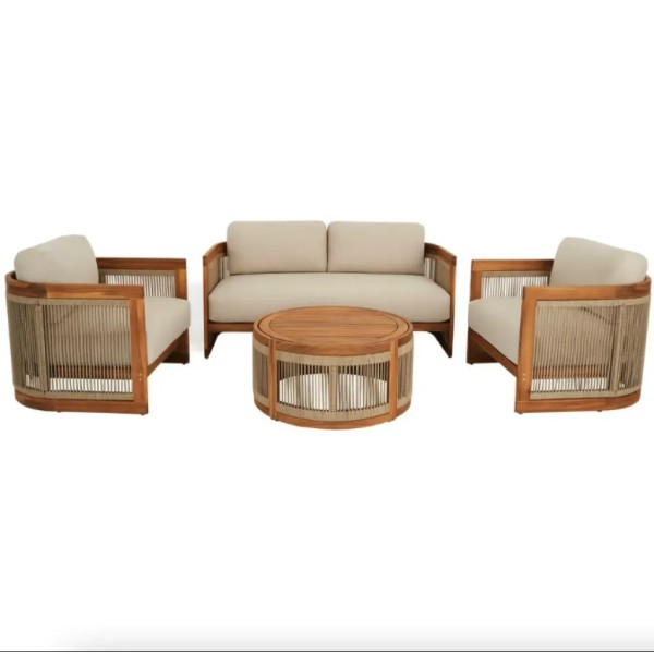 Комплект садових меблів Di Volio Groseto бежевий