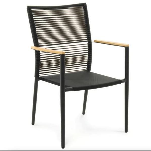 Садове крісло Di Volio Asti сірий/бежевий