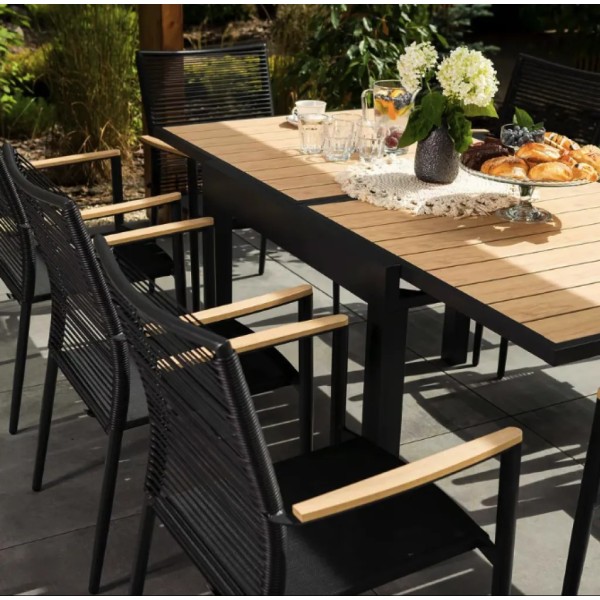 Садове крісло Di Volio Asti сірий/бежевий