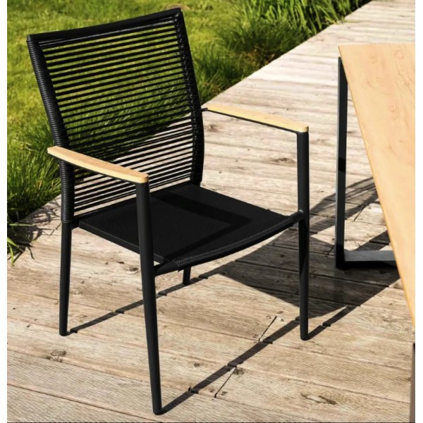 Садове крісло Di Volio Asti сірий/бежевий