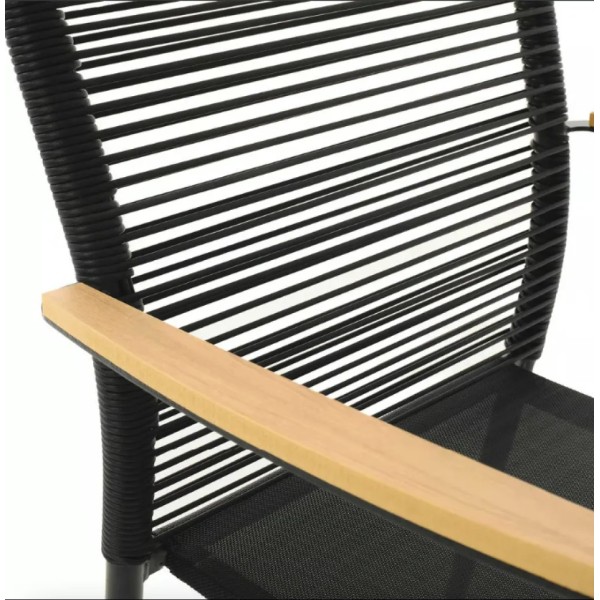 Садове крісло Di Volio Asti сірий/бежевий