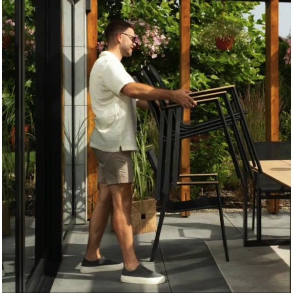 Садове крісло Di Volio Buti чорний