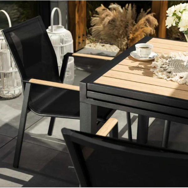 Садове крісло Di Volio Buti чорний