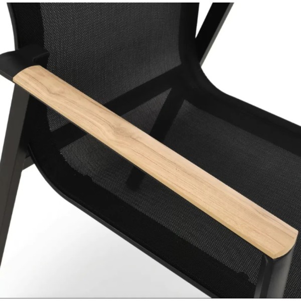 Садове крісло Di Volio Buti чорний