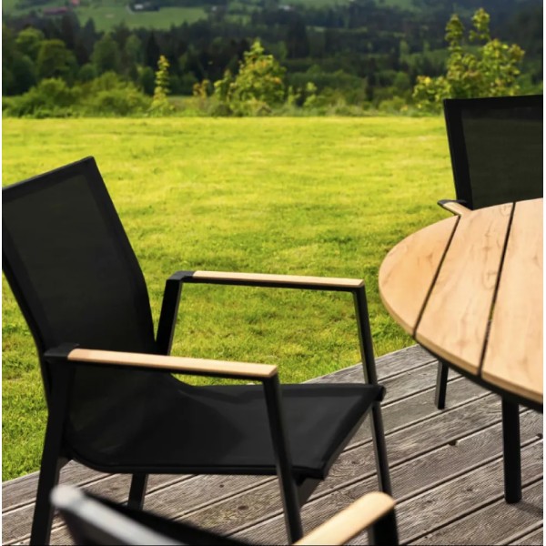 Садове крісло Di Volio Buti чорний