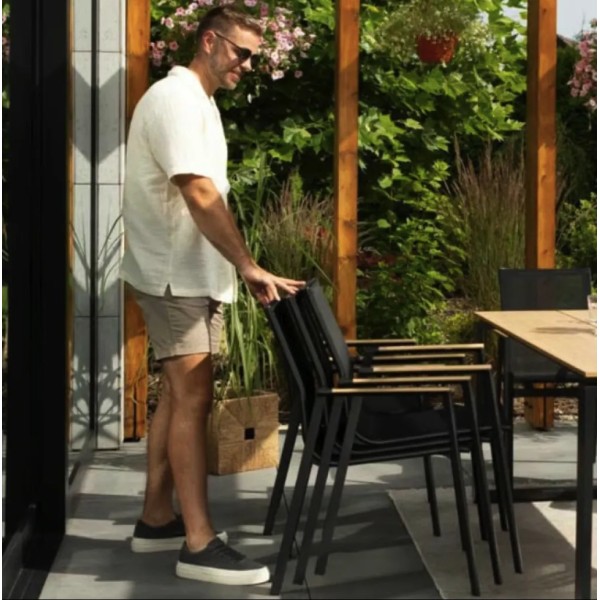 Садове крісло Di Volio Buti чорний