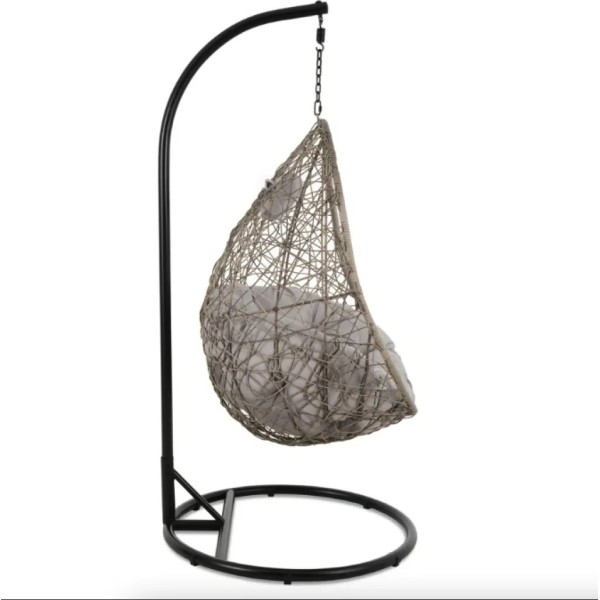 Підвісне крісло-кокон Di Volio Bacoli одномісне сіре