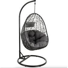 Підвісне крісло-кокон Di Volio Bacoli одномісне чорне
