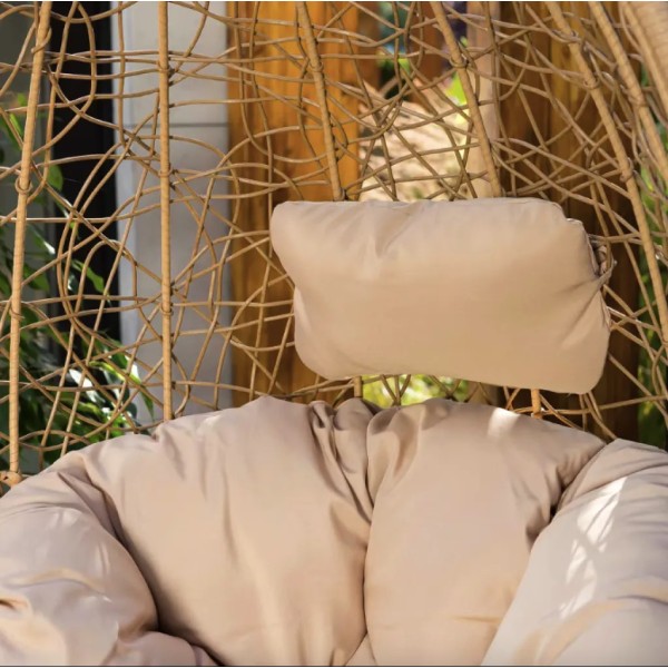 Підвісне крісло-кокон Di Volio Bacoli одномісне бежеве