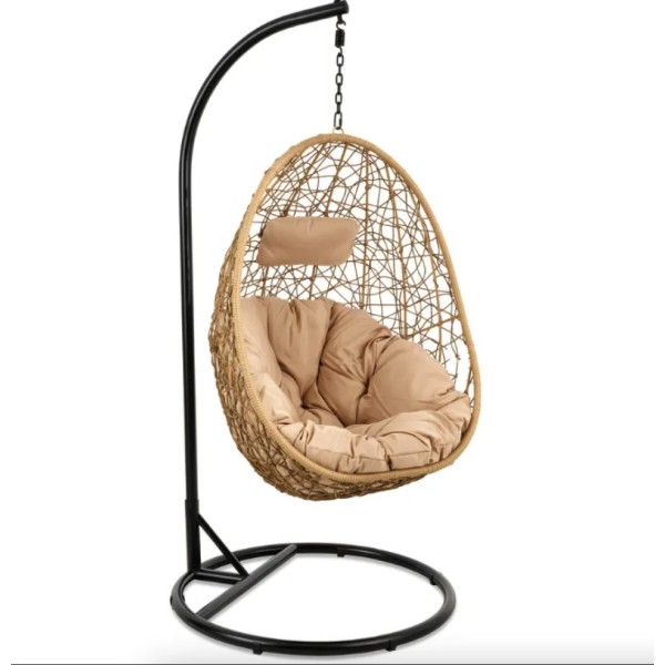 Підвісне крісло-кокон Di Volio Bacoli одномісне бежеве