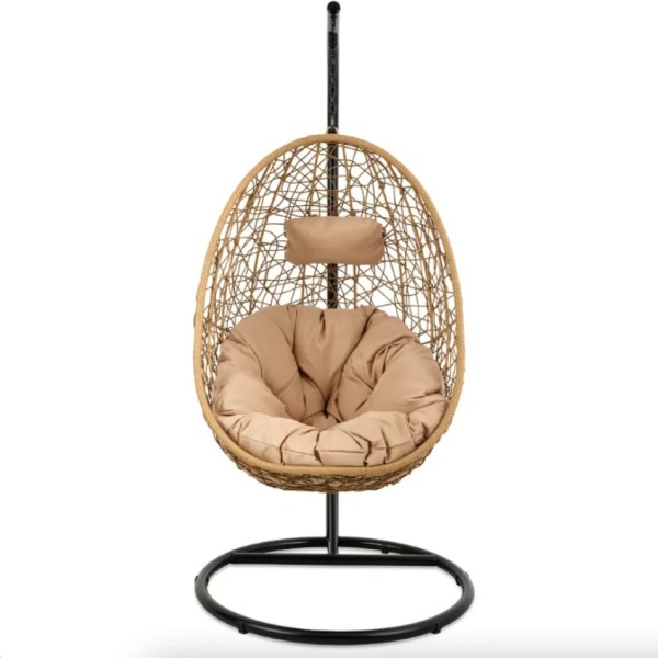 Підвісне крісло-кокон Di Volio Bacoli одномісне бежеве