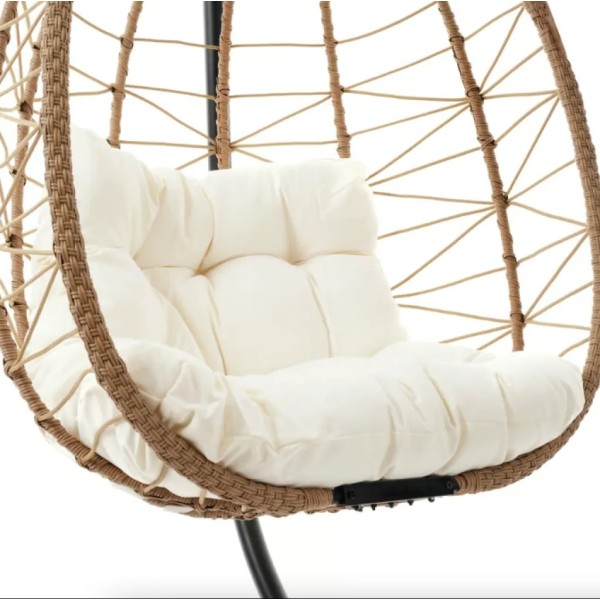 Підвісне крісло-кокон Di Volio Corta одномісне бежеве