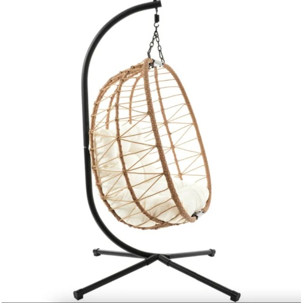 Підвісне крісло-кокон Di Volio Corta одномісне бежеве