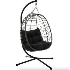 Підвісне крісло-кокон Di Volio Corta одномісне графітове