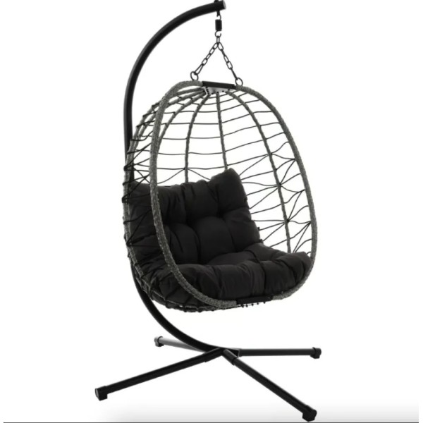 Підвісне крісло-кокон Di Volio Corta одномісне графітове