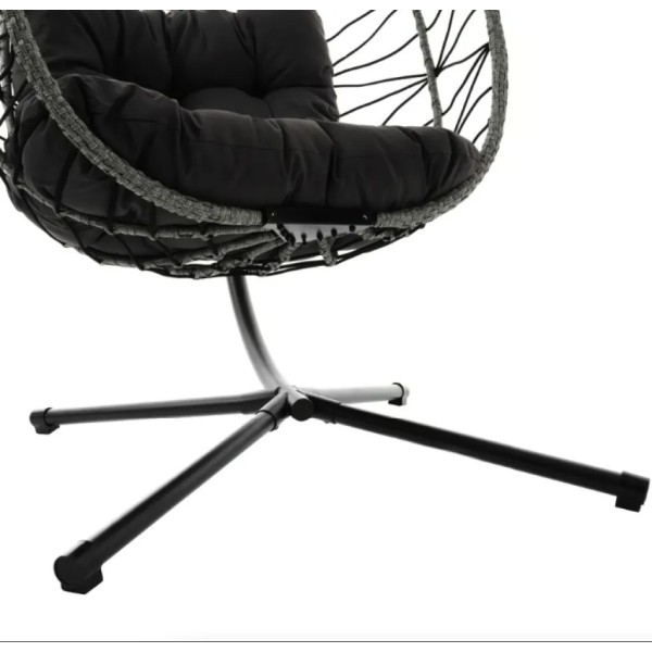 Підвісне крісло-кокон Di Volio Corta одномісне графітове