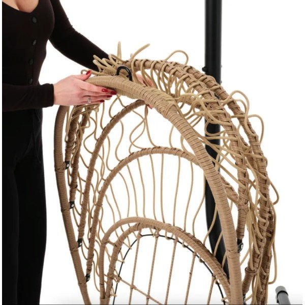 Підвісне крісло-кокон Di Volio Beluno бежеве