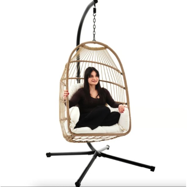 Підвісне крісло-кокон Di Volio Beluno бежеве