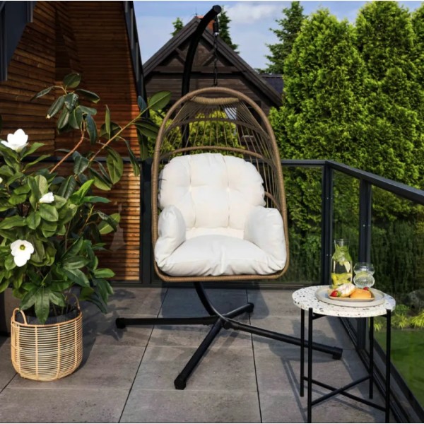 Підвісне крісло-кокон Di Volio Beluno бежеве